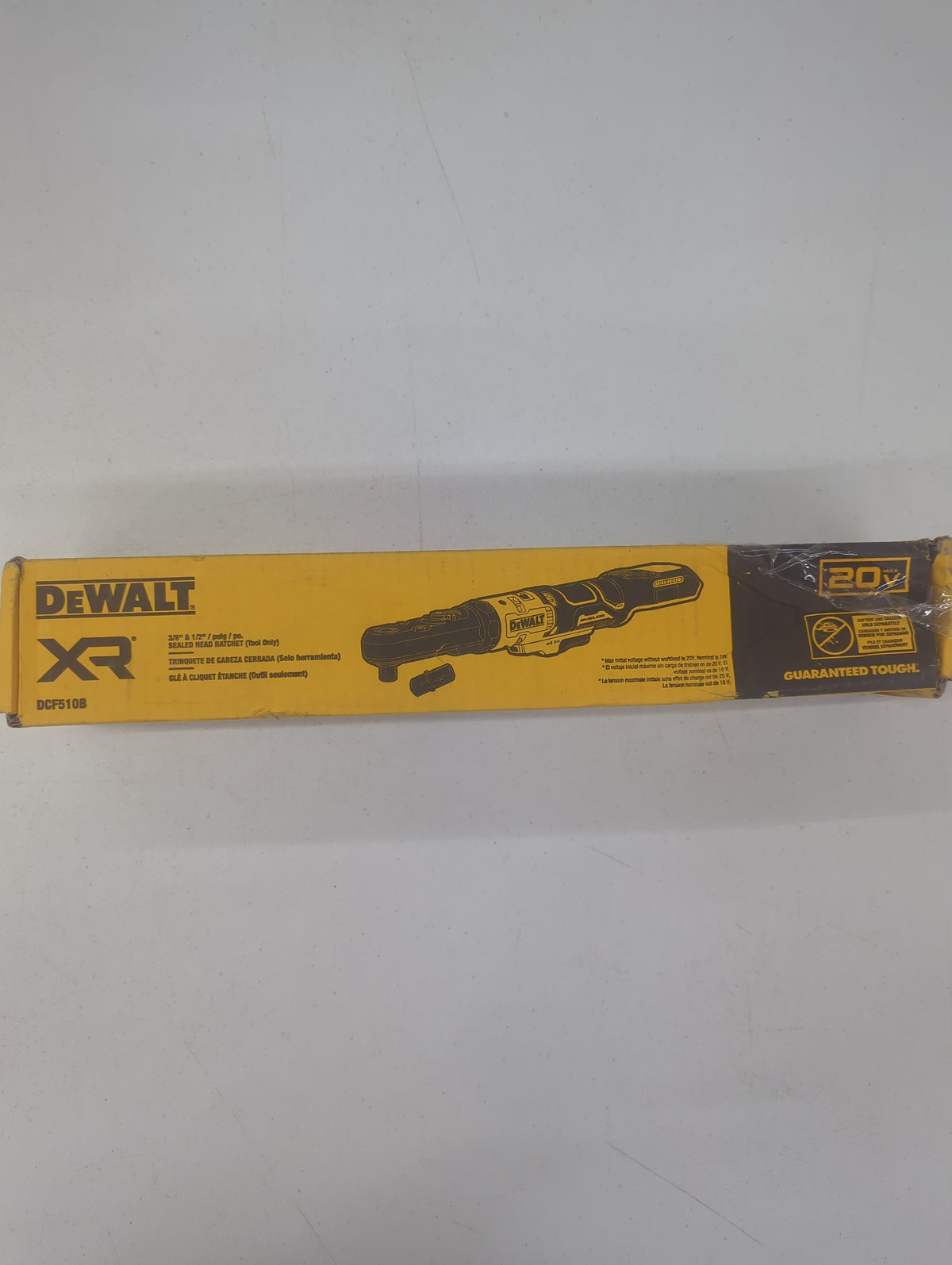DeWalt DCF510B 3/8" & 1/2" Sealed Head Ratchet (Tool Only)