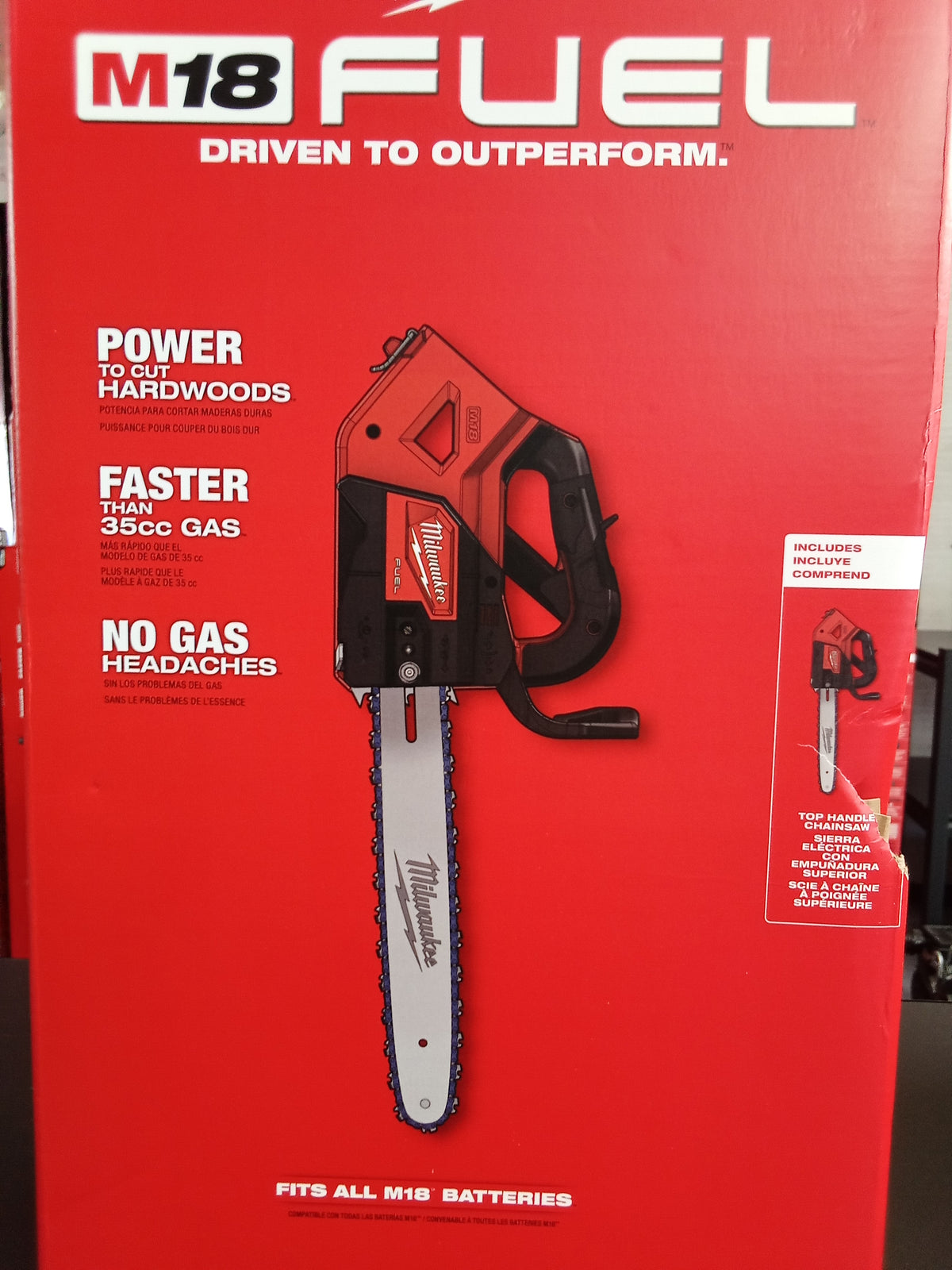 Milwaukee 2826-20T 14" Top Handle Chainsaw