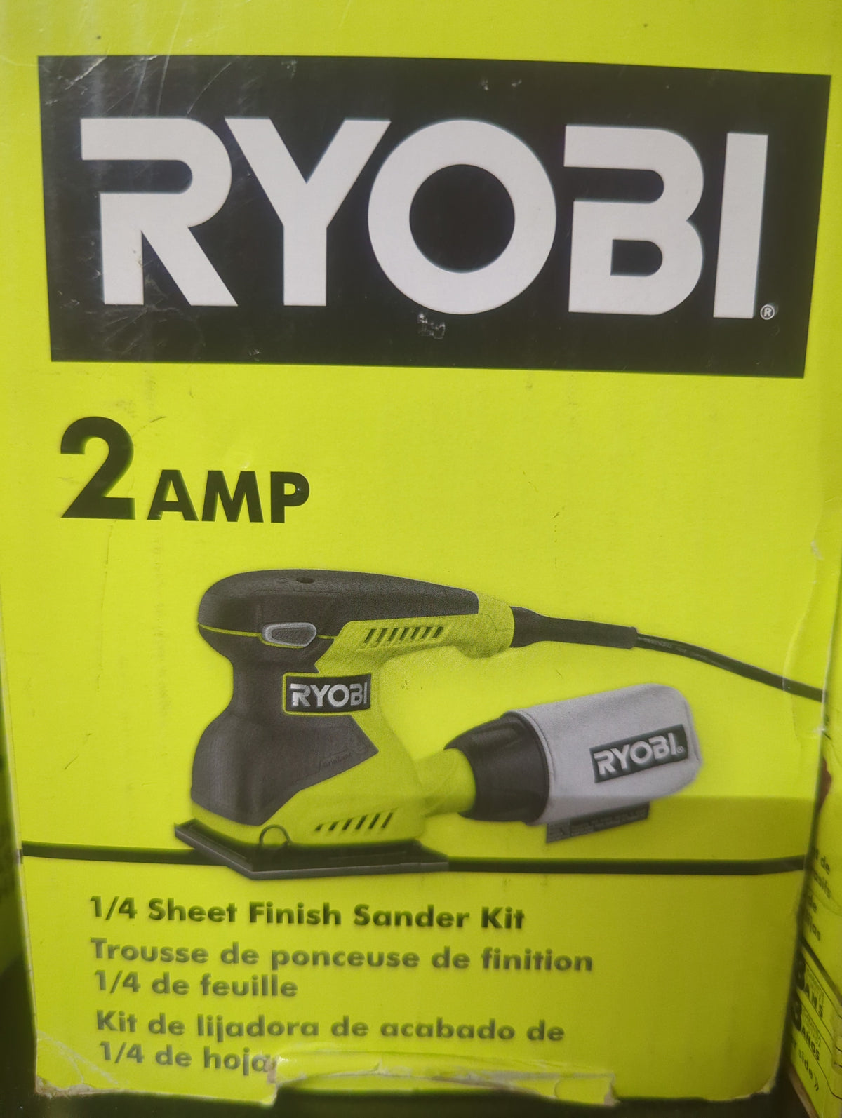 Ryobi S652DGK 1/4 Sheet Finish Sander Kit