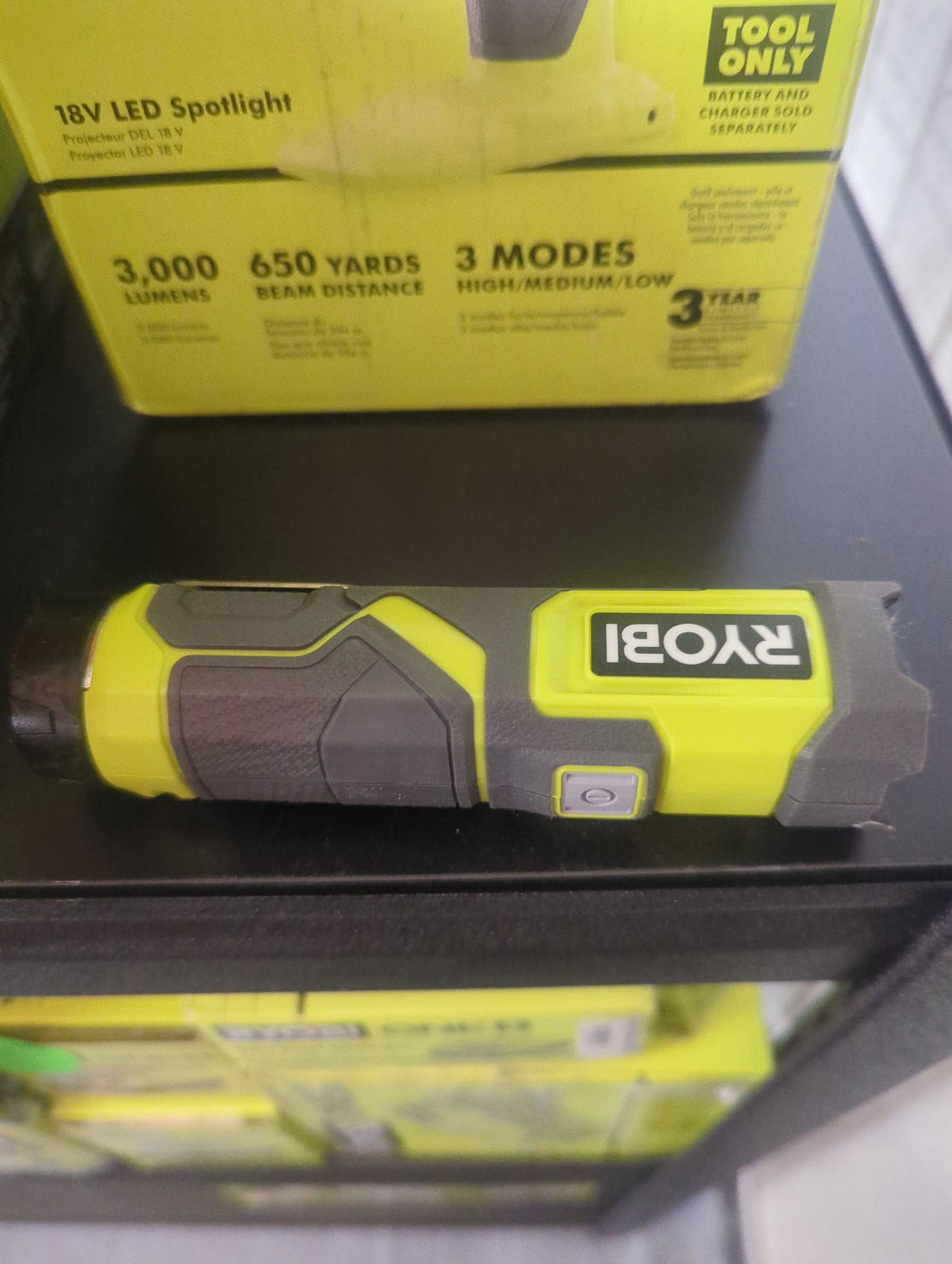 Ryobi FVL51 USB Lithium Flashlight