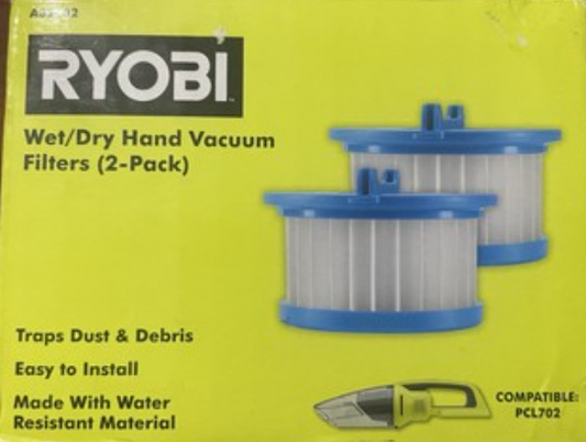 Ryobi A32F02 4-Pack HEPA Filter