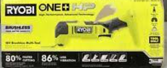 Ryobi PBLMT51B  ONE+ HP 18V Brushless Cordless Oscillating Multi-Tool (TOOL ONLY)
