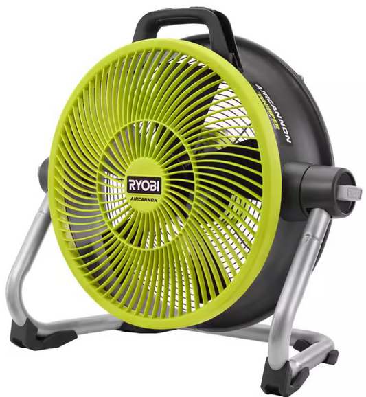 Ryobi PCL813B 18V ONE+ Hybrid WHISPER SERIES 14" Air Cannon Fan (Tool Only)