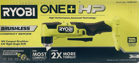 Ryobi PSBRA02B 18V ONE+ HP Compact Brushless 3/8" Ratchet