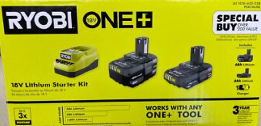 Ryobi PSK1065B 18V ONE+ Lithium Starter Kit