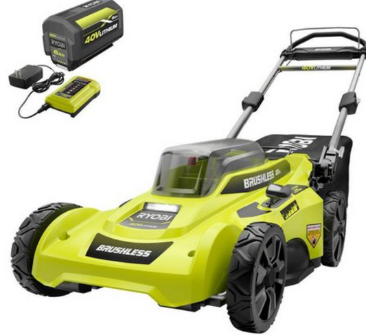 Ryobi RY401180 40V HP Brushless 20" Self-Propelled Lawn Mower Kit