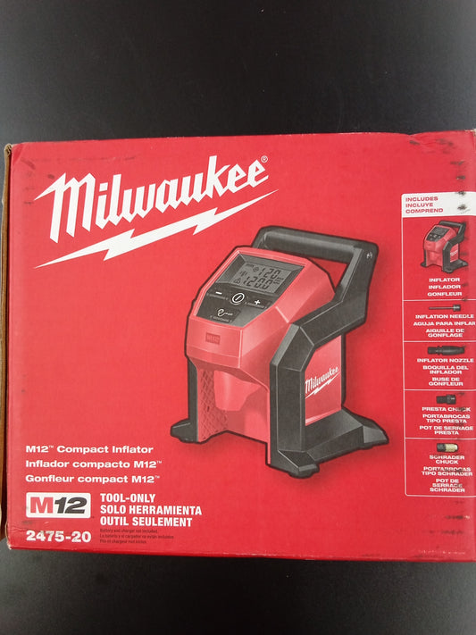 Milwaukee 2475-20 M12 Compact Inflator