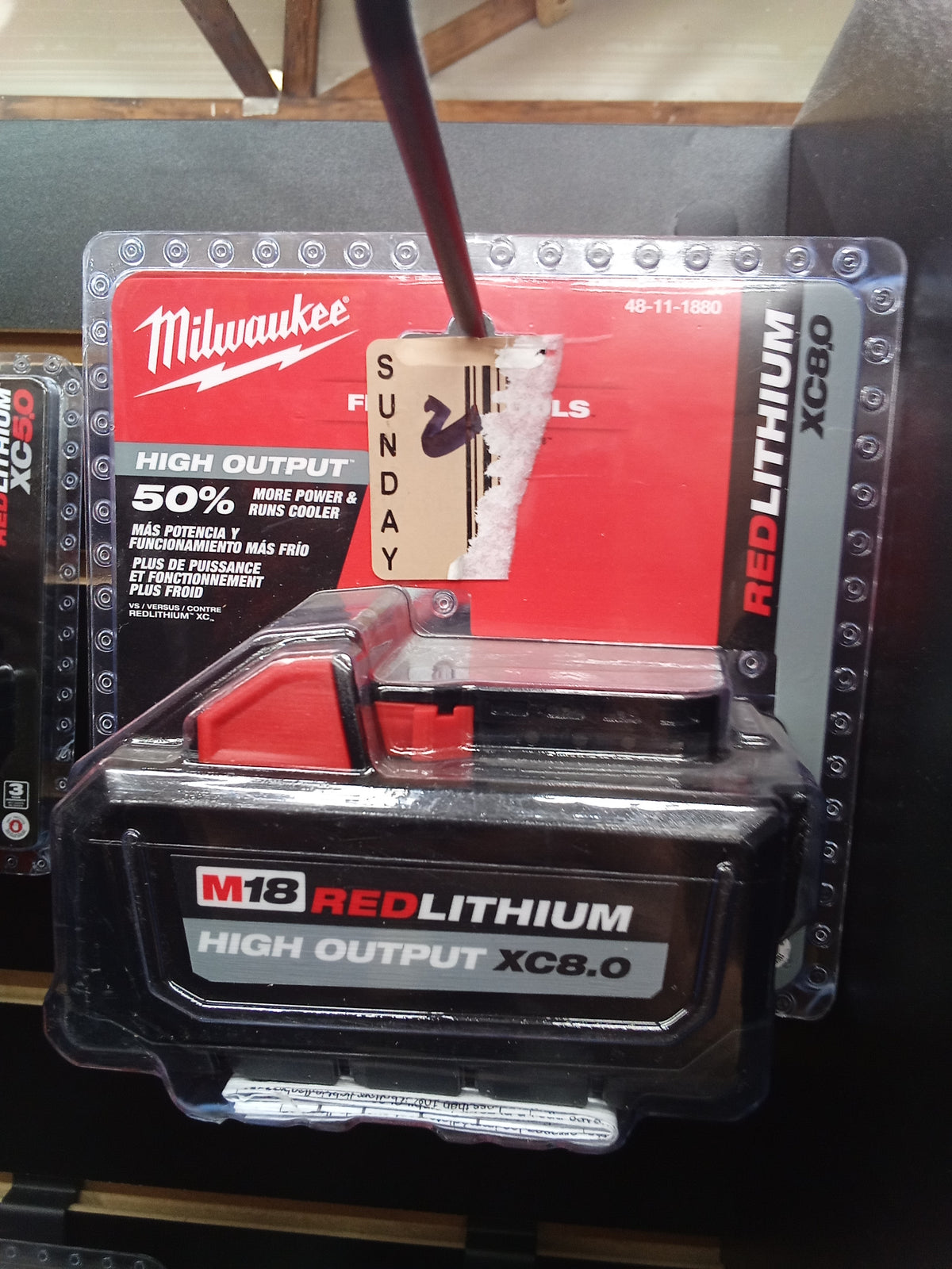 Milwaukee 48-11-1880 M18 RED LITHIUM High Output XC 8.0